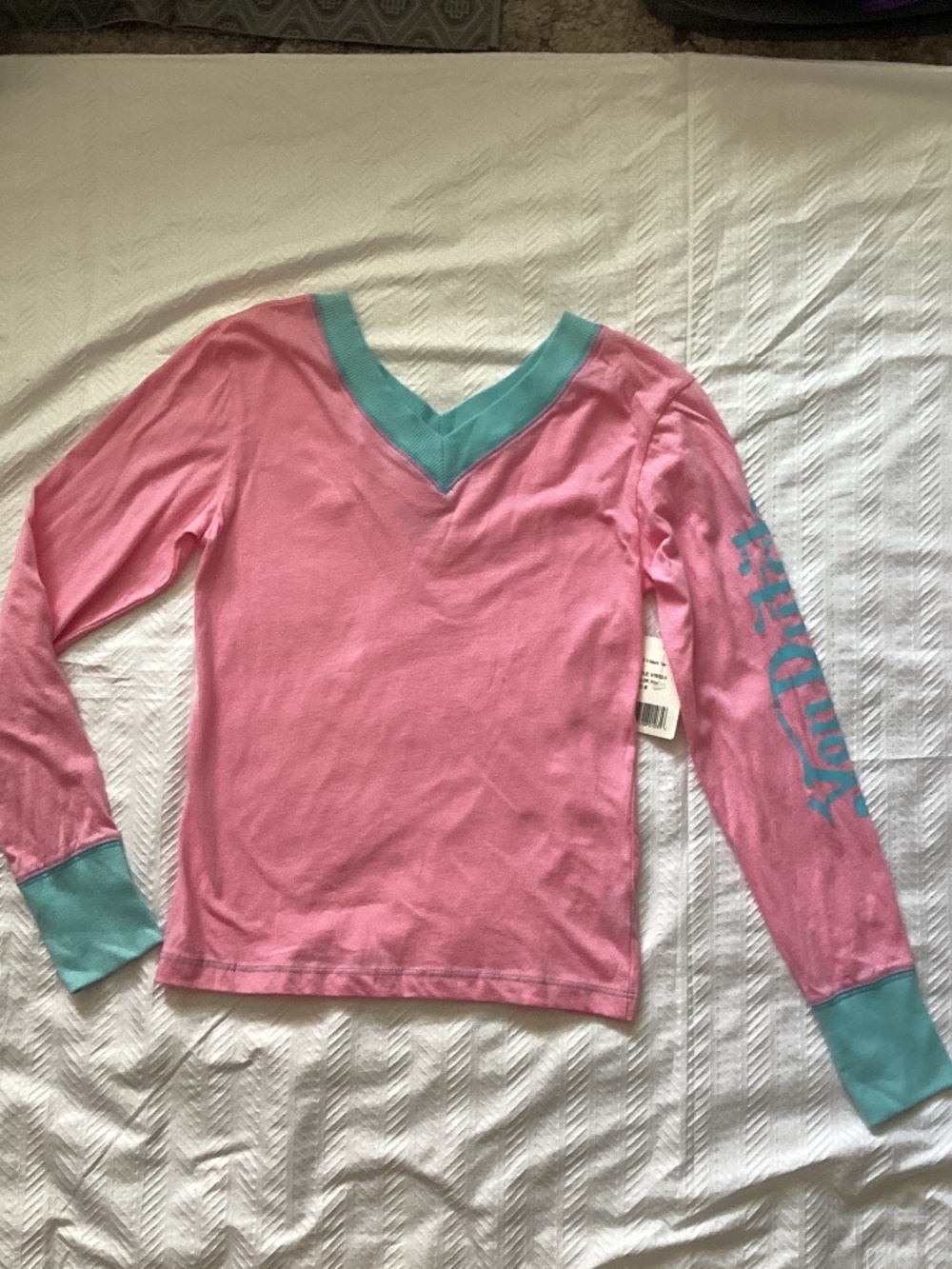 Rare Von Dutch Long Sleeve Tee Y2K MEDIUM Kids XXS/XS Juniors NEW